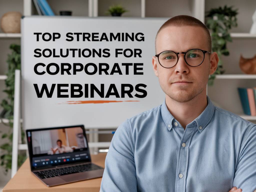 Top streaming solutions for corporate webinars