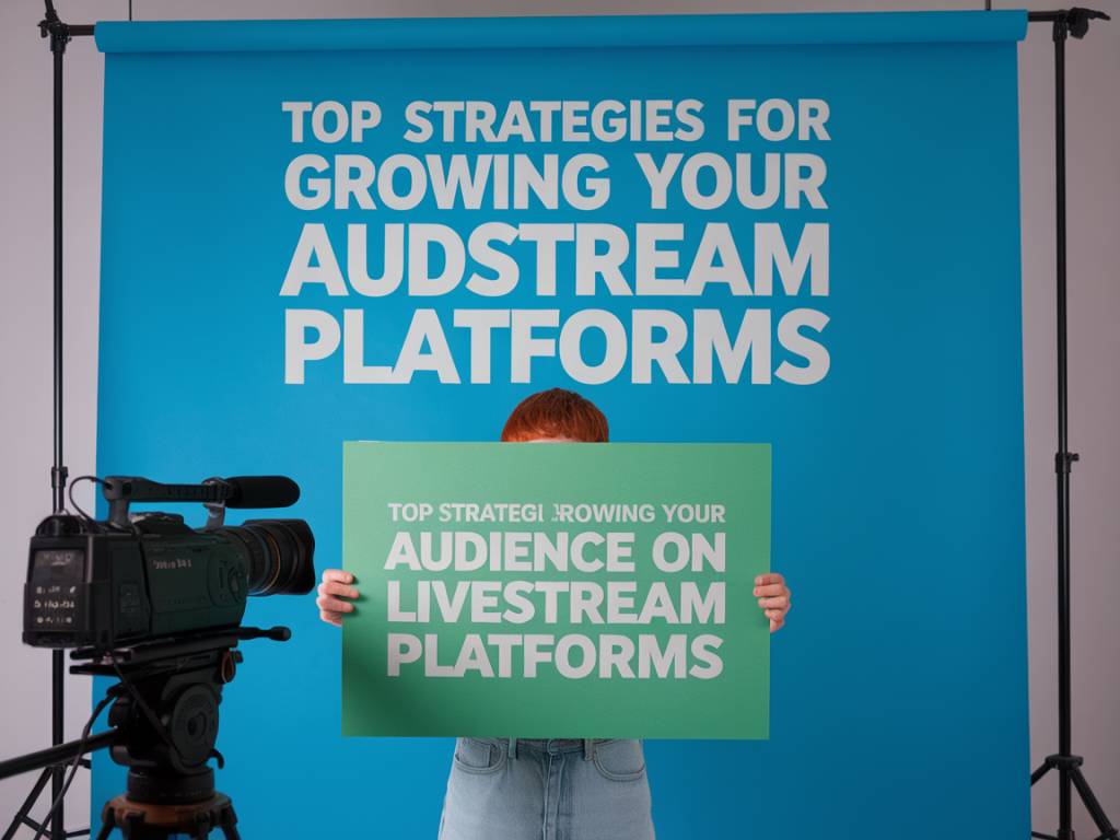 Top strategies for growing your audience on livestream platforms